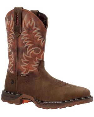 Durango Maverick Xp Waterproof Steel Toe Work Boot - Brown
