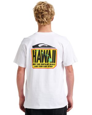 Quiksilver Hi Hawaii Crest T-shirt - White