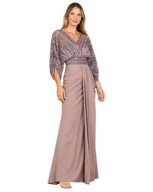 Lara Draped Skirt Gown - Multicolor