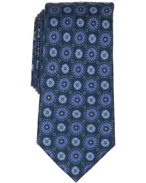 Ted Baker Wright Medallion Classic Tie - Blue