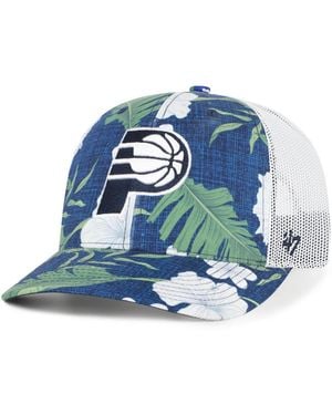 '47 Navy Indiana Pacers Beach Side Trucker Adjustable Hat - Blue