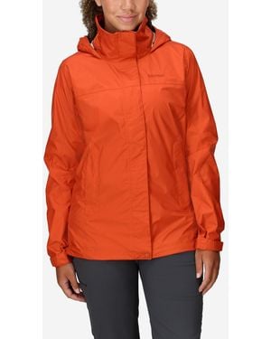 Marmot Precip Eco Hooded Collar Jackets - Orange