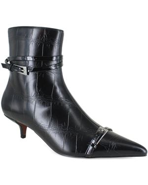 BCBGMAXAZRIA Laurie Kitten Heel Bootie - Black