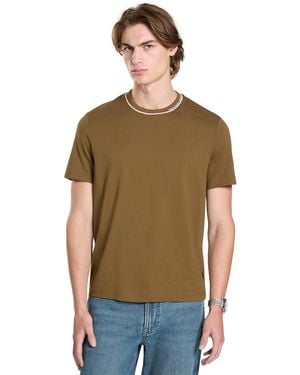 Michael Kors Contrast Tipping Crewneck T-shirt - Green