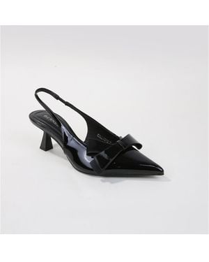 BERNESS Calliope Slingback Kitten Heels - White