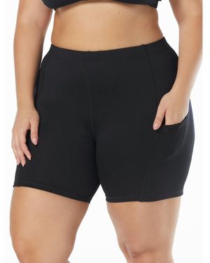 Beach House Sport Plus Size Indy Swim Short - Black