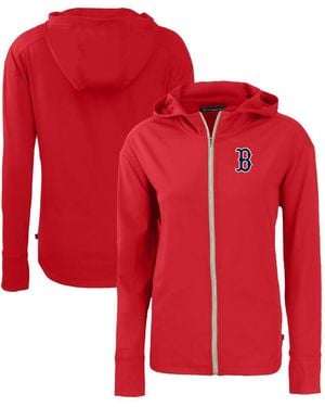 Cutter & Buck Boston Sox Daybreak Eco Full-zip Hoodie - Red