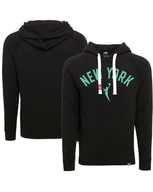 Sportiqe And New York Liberty Olsen Tri-blend Pullover Hoodie - Black