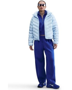 Nike Sportswear Windpuffer Therma-fit Hooded Puffer Jacket - Blue