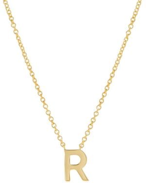 Ana Luisa Gold Initial Necklace - Black