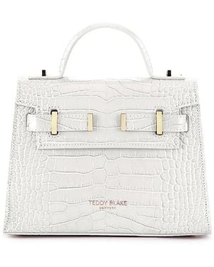 Teddy Blake Ava Croco 9" - White