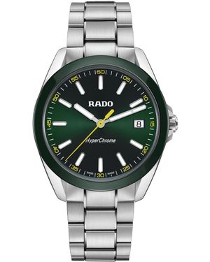 Rado Swiss Hyperchrome Stainless Steel Bracelet Watch 42mm - Gray