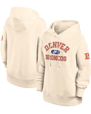 Nike Chicago Bears Oversized Legacy Phoenix Hoodie - Natural