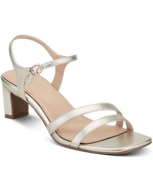 Rockport Teddy Total Motion Strappy Dress Sandals - Metallic
