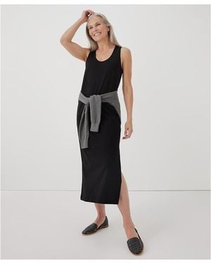 Pact Organic Cotton Softspun A-line Tank Dress in Blue | Lyst