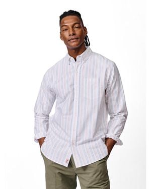 aubi Aldridge Oxford Button Down Shirt - White