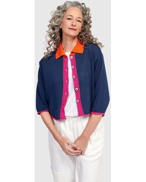 Alembika Coco Cardigan Sweaters - Blue