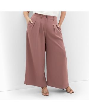 City Chic Plus Size Abbie Pant - Red