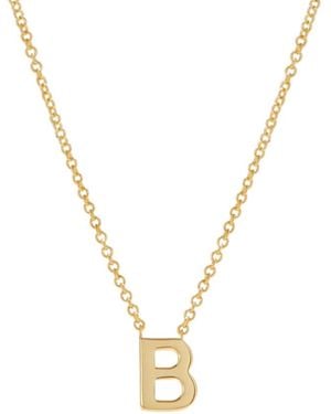 Ana Luisa Gold Initial Necklace - Black