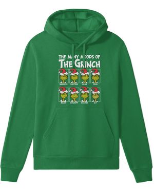 Hybrid Grinch Naughty Nice Graphic Hoodie - Green