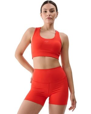 4F Short Training leggings - Red