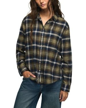 Lucky Brand Long-sleeve Plaid Button Down Shirt - Black
