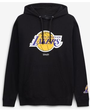 Mitchell & Ness Los Angeles Lakers Fleece Hoodie - Black