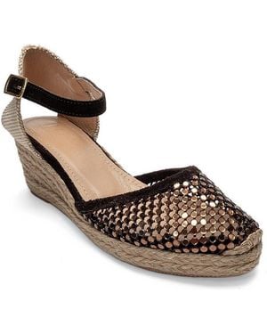 Forever & Always Shoes Forever And Always Shoes Drelix Leather Espadrille Sandal - Brown