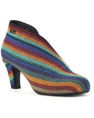 United Nude Leather Fold Mid Boots - Blue