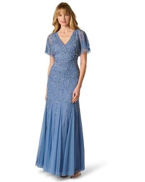 princess polly baby blue dress Buy Adrianna Papell Red Beaded Long Dress from Next USA