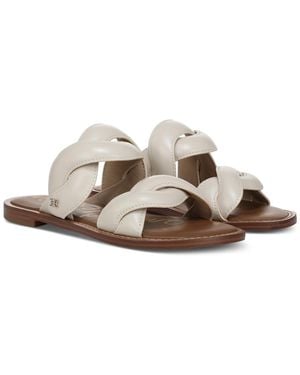 Sam Edelman Hellen Slide Flat Sandals - Brown