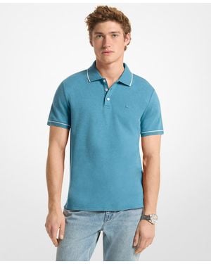Michael Kors Gramercy Short-sleeve Polo Shirt - Blue