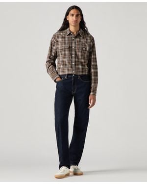 Levi's 505 Regular Fit Non-stretch Jeans - Black