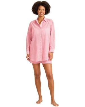Tommy Bahama Striped Pull-on Swim Shorts - Pink