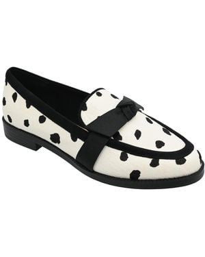 On 34th Kasandra Bow Loafers - Black