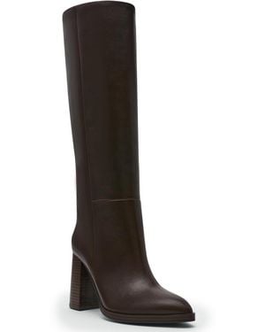 Dolce Vita Bardonny Knee-high Tall Block-heel Dress Boots - Natural