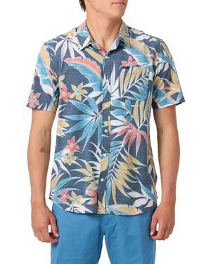 O'neill Sportswear Traveler Traverse Short Sleeve Relaxed Shirt - Blue