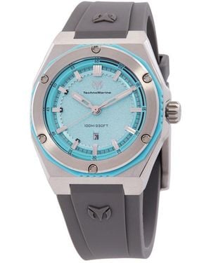 TechnoMarine Tm-416052 Quartz 3 Dial Watch - Blue