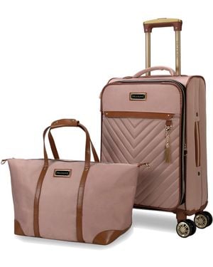 Stella Blanc Belle 2-pc. Softside Expandable Spinner luggage Set - Brown
