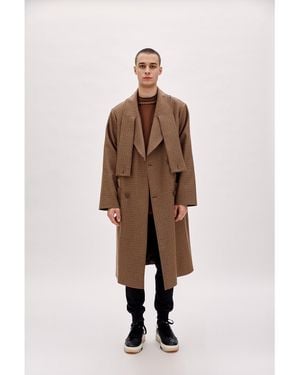 Pcfg Wool Long Coat - Natural