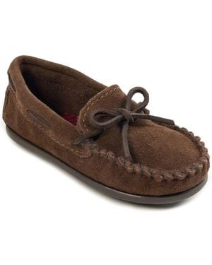 Minnetonka Little & Big Boys Slip-on Moc - Brown