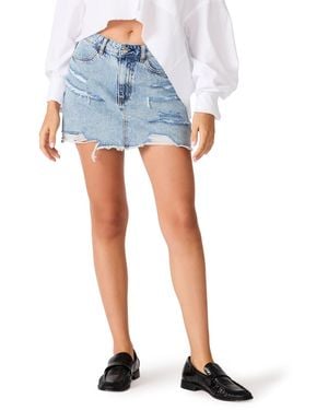 Steve Madden Giana Mini Skirt - Blue