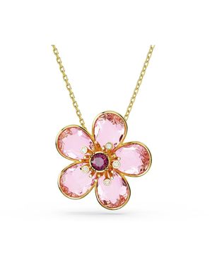 Swarovski Crystal Flower Florere Necklace - Pink