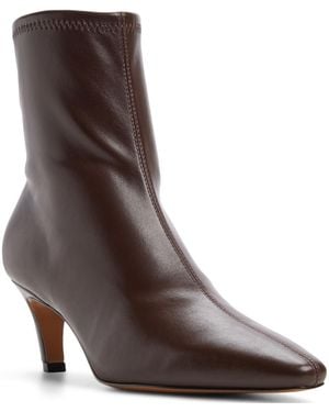 ALDO Alyonna Side Zip Ankle Booties - Brown