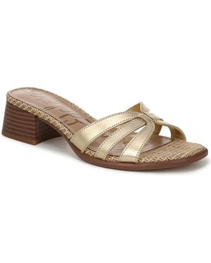 Sam Edelman Farrin Slide Sandals - Brown