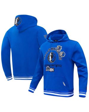 Pro Standard Dallas Mavericks Area Code Pullover Hoodie - Blue