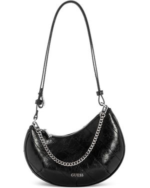 Guess Amys Convertible Crossbody Bag - Black