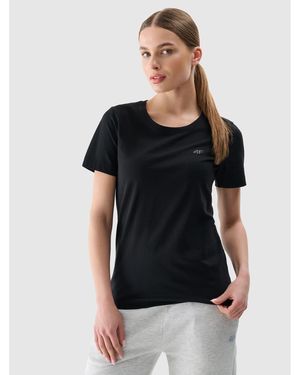 4F Regular Plain T-shirt - Black