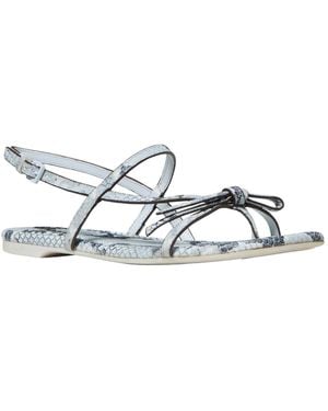 Kate Spade Loop Slip-on Flat Sandals - Metallic