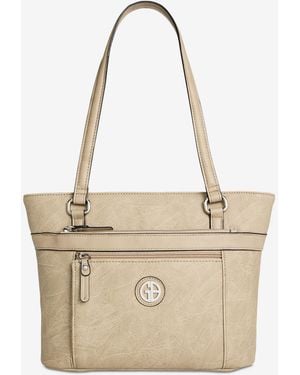 Giani Bernini Colorblock Pebble Tote - Natural